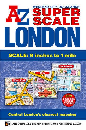 Beispielbild fr Super Scale London Street Atlas A-Z zum Verkauf von Your Online Bookstore
