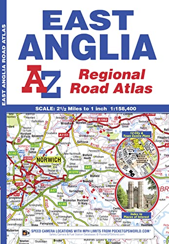 9781843487951: East Anglia A-Z Road Atlas