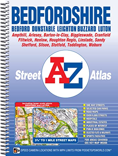 A-Z Bedfordshire County Atlas (9781843488170) by [???]