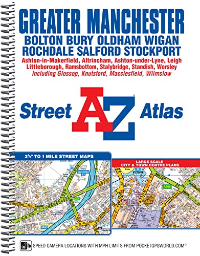 Stock image for Greater Manchester Street Atlas (A-Z Street Atlas) for sale by WorldofBooks