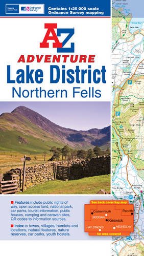 Beispielbild fr Lake District (Northern Fells) Adventure Atlas zum Verkauf von Better World Books