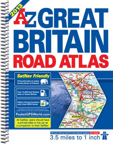 Stock image for Great Britain Road Atlas (A-Z Road Atlas) [spiral bound] for sale by WorldofBooks