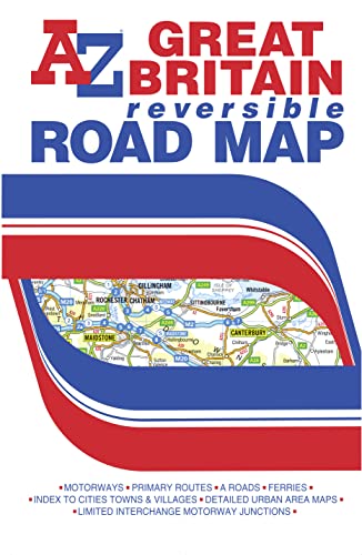 Beispielbild fr G.B. Road Map (Reversible) (A-Z Road Map) zum Verkauf von WorldofBooks