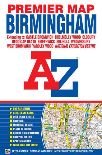 Stock image for Birmingham Premier Map for sale by WorldofBooks