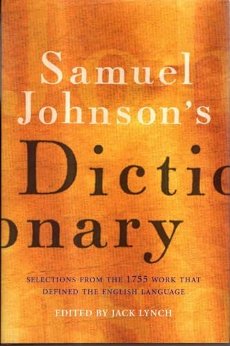 Stock image for Samuel Johnson's Dictionary for sale by Russell Books