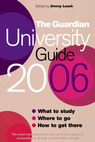 Beispielbild fr Guardian University Guide 2006 zum Verkauf von Goldstone Books