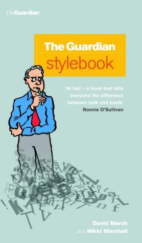 Stock image for Guardian Stylebook for sale by Better World Books: West