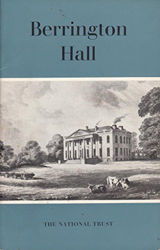 Stock image for Berrington Hall: National Trust Guidebook (National Trust Guidebooks) for sale by WorldofBooks
