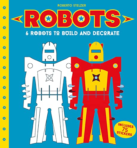 9781843653103: Robots to Make and Decorate: 6 cardboard model robots