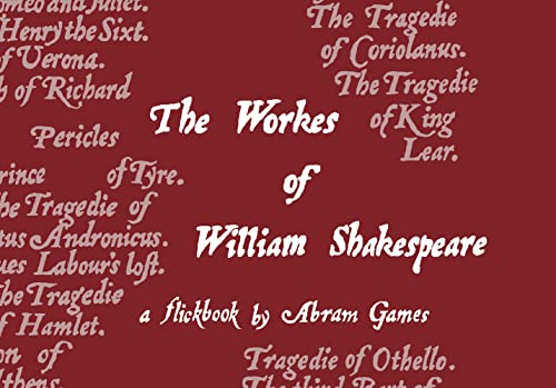9781843681373: The Workes of William Shakespeare: A Flickbook By Abram Games