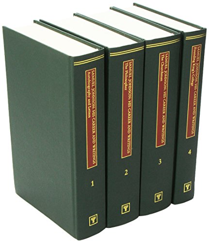 Stock image for Samuel Johnson: His Career and Writings. 4 Volumes. for sale by Powell's Bookstores Chicago, ABAA