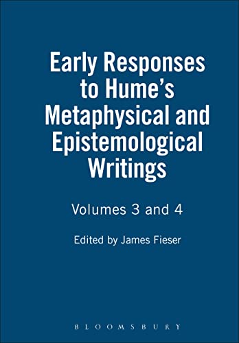 9781843711162: Early Responses to Hume's Metaphysical and Epistemological Writings