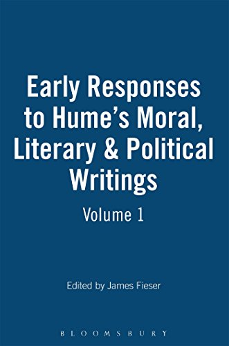 Stock image for Early responses to Hume's Moral, Literary and Political Writings, vol. 1 for sale by old aberdeen bookshop