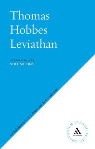 Stock image for Leviathan (Continuum Classic Texts) for sale by Cathy's Half Price Books