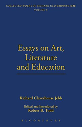 9781843715566: Essays On Art, Literature And Education: No 12 (The Thoemmes library of Classics & Ancient philosophy)