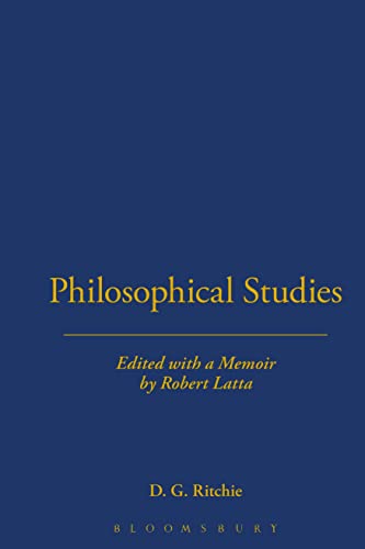 Philosophical Studies. (Volume 5 in the collected edition)