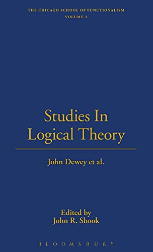 9781843715917: Studies in Logical Theory: 12 (The Thoemmes Library of American Thought)