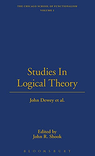 9781843715917: Studies In Logical Theory (Thoemmes Library of American Thought)