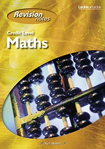 Stock image for Credit Level Maths Revision Notes (Leckie) for sale by WorldofBooks