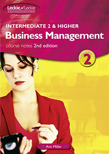 Imagen de archivo de Intermediate 2 and Higher Business Management Course Notes, 2nd Edition a la venta por WorldofBooks