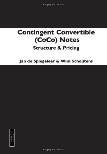 Imagen de archivo de Contingent Convertible (CoCo) Notes Structure and Pricing a la venta por Anybook.com