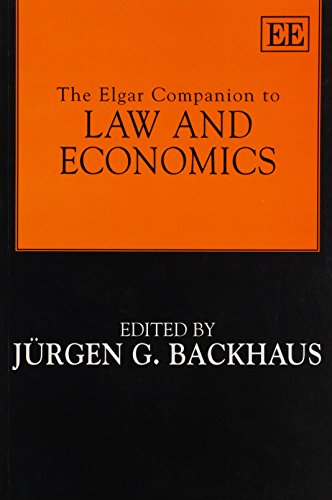 Beispielbild fr The Elgar Companion to Law and Economics (Elgar Original Reference) zum Verkauf von Books From California