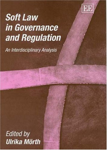 Beispielbild fr Soft Law in Governance and Regulation: An Interdisciplinary Analysis zum Verkauf von Anybook.com