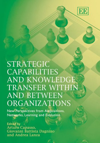 Beispielbild fr Strategic Capabilities and Knowledge Transfer Within and Between Organizations: New Perspectives from Acquisitions, Networks, Learning and Evolution zum Verkauf von Anybook.com