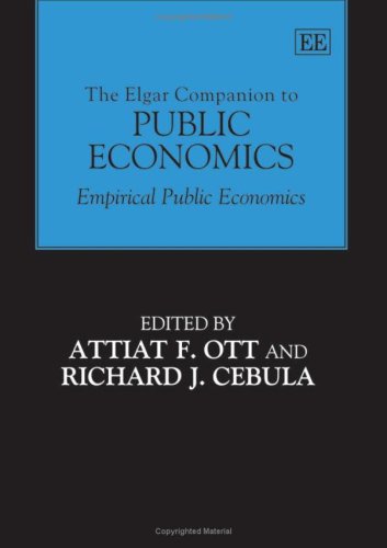 Imagen de archivo de The Elgar Companion to Public Economics a la venta por Books Puddle