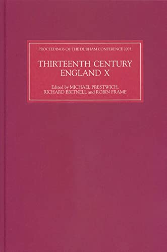 Beispielbild fr Thirteenth Century England X zum Verkauf von Blackwell's
