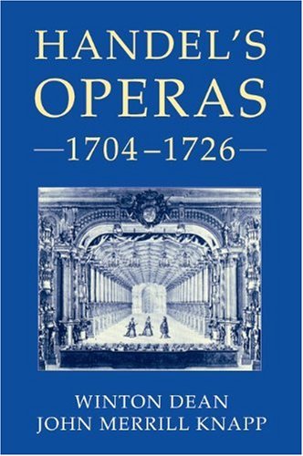 9781843835257: Handel's Operas, 1704-1726