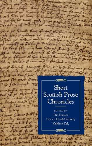Beispielbild fr Short Scottish Prose Chronicles zum Verkauf von Blackwell's