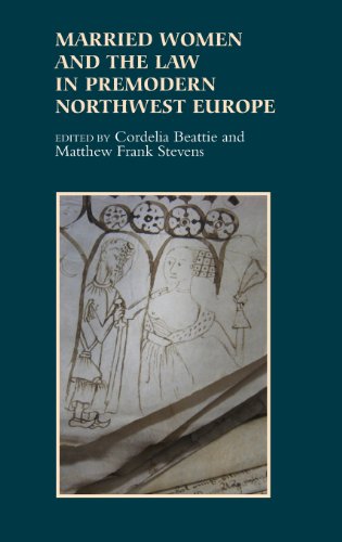 Beispielbild fr Married Women and the Law in Premodern Northwest Europe zum Verkauf von Blackwell's