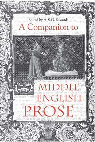 Imagen de archivo de A Companion to Middle English Prose a la venta por Books From California