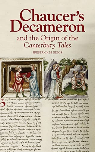 Beispielbild fr Chaucer's Decameron and the Origin of the Canterbury Tales zum Verkauf von TextbookRush