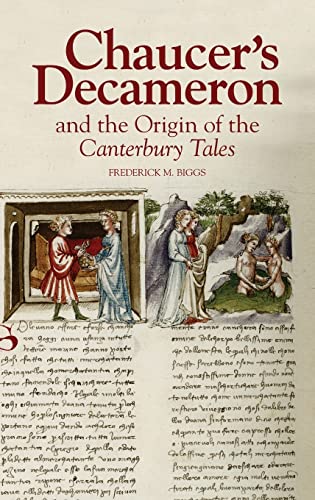 Stock image for Chaucer's Decameron and the Origin of the Canterbury Tales (Chaucer Studies) for sale by Wizard Books