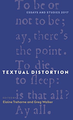 Stock image for Textual Distortion (70) (Essays and Studies) for sale by CL Books