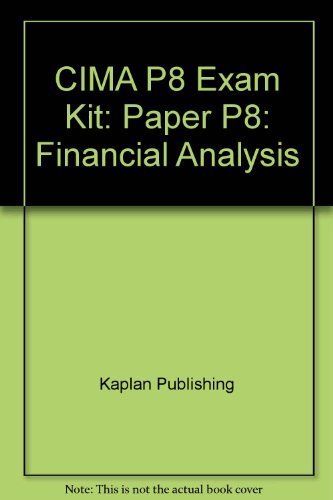 Beispielbild fr CIMA P8 Exam Kit: Paper P8: Financial Analysis zum Verkauf von AwesomeBooks