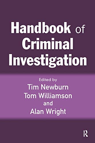 Imagen de archivo de Handbook Of Criminal Investigation a la venta por WorldofBooks