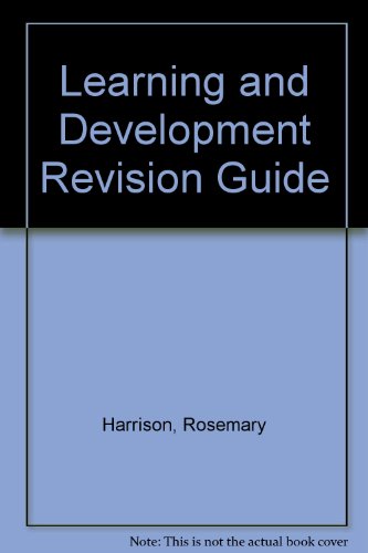 Beispielbild fr Learning and Development Revision Guide zum Verkauf von AwesomeBooks