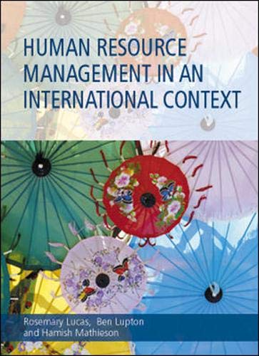 Stock image for Human Resource Management in an International Context for sale by WorldofBooks