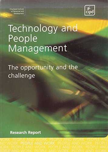 Imagen de archivo de Technology and People Management a la venta por Phatpocket Limited