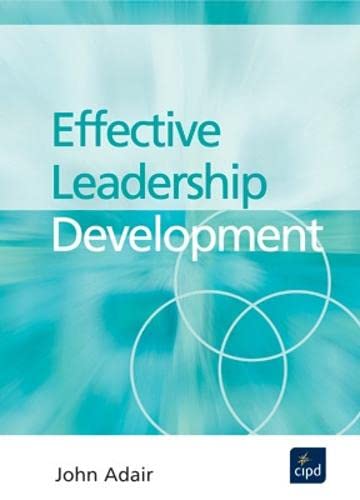 Beispielbild fr Effective Leadership Development zum Verkauf von Reuseabook