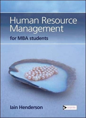 Stock image for Human Resource Management for MBA Students for sale by WorldofBooks