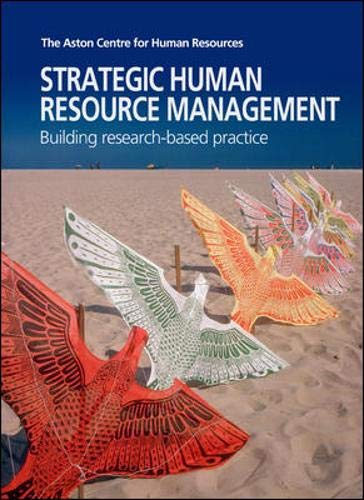 9781843981718: Strategic Human Resource Management