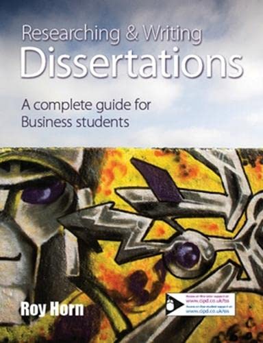 Imagen de archivo de Researching and Writing Dissertations: A complete guide for business students a la venta por WorldofBooks