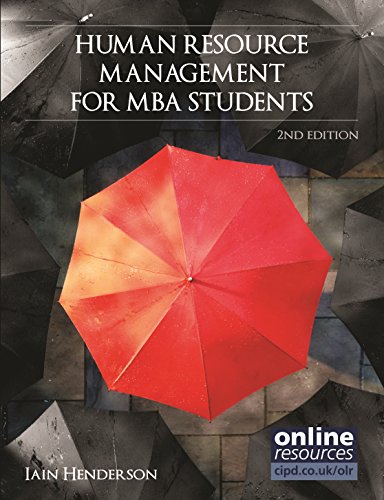 9781843982654: Human Resource Management for MBA Students