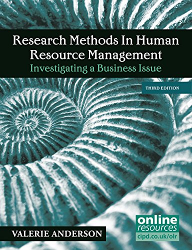 9781843983088: Research Methods in Human Resource Management: Investigating a Business Issue