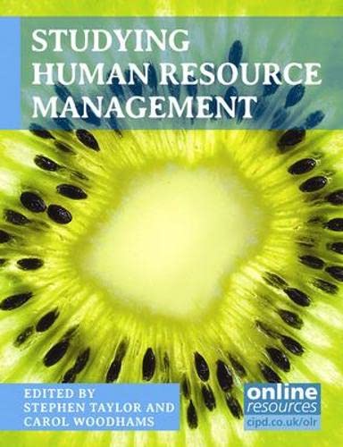 9781843983125: Studying Human Resource Management