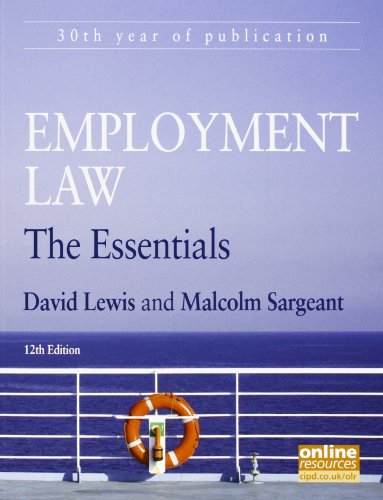Stock image for Employment Law: The Essentials for sale by MusicMagpie